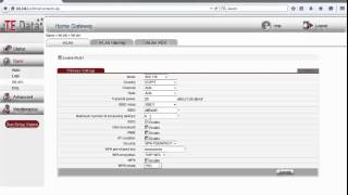 TEData HG532n اعدادات روتر [upl. by Netfa]