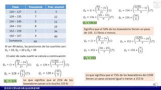 Cuartiles para datos agrupados [upl. by Macrae]