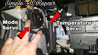 AC Temperature and Mode Servo  Motor Replacement Lexus IS300 [upl. by Oulman]