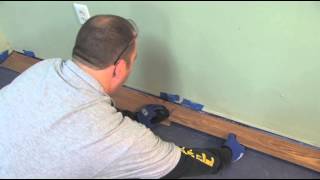 How to Install Laminate Flooring Lock amp Fold  LL Flooring [upl. by Ynettirb]