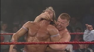 Lex Luger vs Bob Backlund Raw October 31 1994 [upl. by Hnahk]