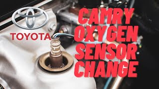 Toyota Camry Oxygen Sensor Replacement 2007 to 2011 bank 1 sensor 1 [upl. by Aicxela500]