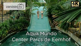 Het mooiste zwembad van Nederland 🇳🇱 Aqua Mundo Center Parcs de Eemhof DRONE  4K  ENampGE SUBS 60 [upl. by Lynch341]