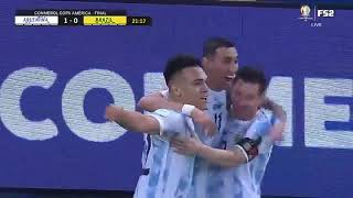 Argentina vs Brazil  Copa America Final 2021  Extended Highlights and Celebrations  English [upl. by Notnert219]