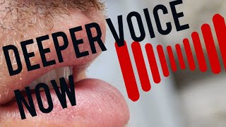 How To Deepen Your Voice FTM Works PreT Instant [upl. by Akcimahs]