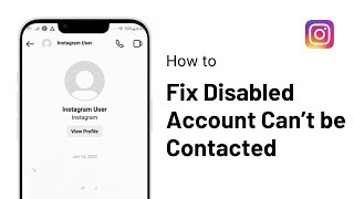 Disabled Account can’t be Contacted in Instagram [upl. by Angela]