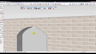 Creating an Arch Opening In PlusSpec and SketchUp [upl. by Pfaff]