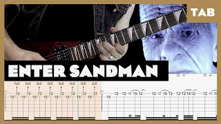 Metallica  Enter Sandman  Guitar Tab  Lesson  Cover  Tutorial [upl. by Esikram]