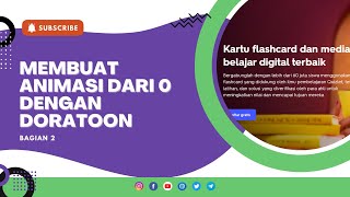 MEMBUAT ANIMASI DARI 0 DENGAN DORATOON [upl. by Prima]