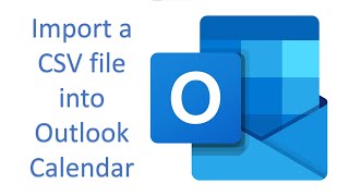 Import a CSV file into Outlook calendar [upl. by Aziaf]