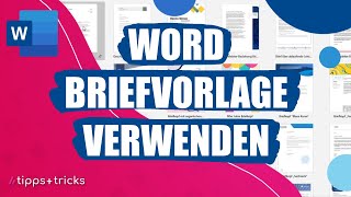 Briefvorlagen in Word verwenden [upl. by Hazaki]