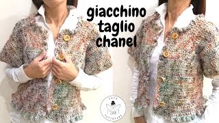 TUTORIAL Giacchino taglio chanellafatatuttofare [upl. by Yrakcaz555]