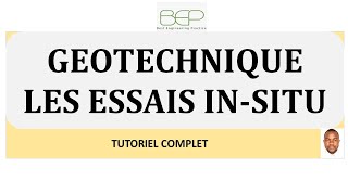 Essais géotechnique insitu  pressiométrique  CPT  SPT  Pénétromètre dynamique Tutoriel complet [upl. by Ravaj]