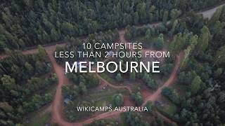 10 Great Campsites less than 2 hours from Melbourne [upl. by Amikehs]