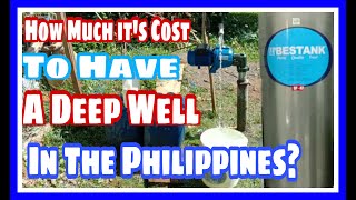 HOW MUCH ITS COST TO HAVE A DEEP WELL IN THE PHILIPPINES 2020 Water Drilling [upl. by Pachton]