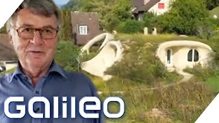 Wohnen in der HobbitHöhle Die außergewöhnlichsten Häuser zum Leben  Galileo  ProSieben [upl. by Wilhelmina]