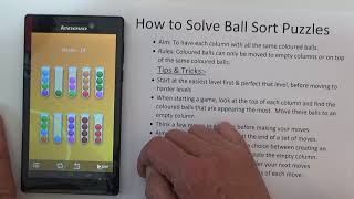 How to Solve Ball Sort Puzzles  Tips Tricks amp Strategies  Step by Step Instructions  Tutorial [upl. by Paulina200]