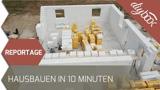 Reportage Haus bauen in 10 Minuten  Die Magie von Porenbeton [upl. by Ecyla]