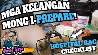 MGA DAPAT DALHIN PAG MANGANGANAK NA  HOSPITAL BAG CHECKLIST [upl. by Trevah]