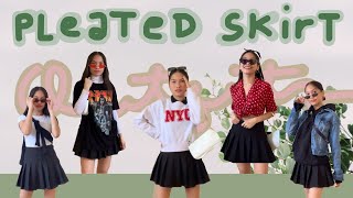 5 Ways to Style a Pleated Skirt Different Aesthetics [upl. by Elvin472]