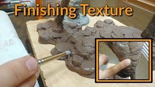 Clay Smoothing Techniques Part 2 Finishing the Sculpture [upl. by Won]