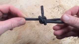 Loop knot for bungy cord [upl. by Elleneg]