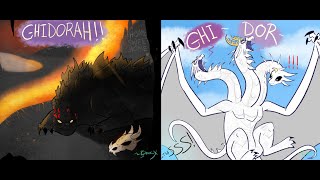 Godzilla KOTM  Moonhidora and Godzilla Go Round 3 Godzilla Comic Dub [upl. by Brinn]