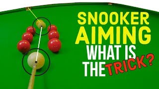 What Is The Trick To Snooker Aiming [upl. by Niamert]