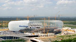 Allianz Arena Munich Germany time lapse  panTerra [upl. by Magda]