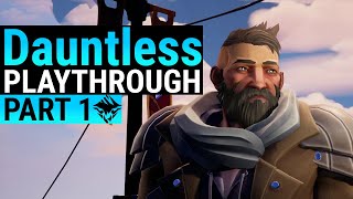 Dauntless Beginner Guide  Part 1  From start to Unlocking repeaters  Tips and Behemoth Fights [upl. by Alekram]