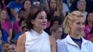 Legendary Gymnastics coach Valorie Kondos Field gets dance party sendoff from UCLA [upl. by Weihs]