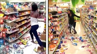 Top 5 CRAZIEST FREAKOUTS in STORES People Destroying Stores [upl. by Oibirot]