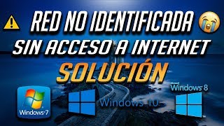 Red No Identificada quotSin acceso a Internetquot en Windows 1087 5 Soluciones 2025 [upl. by Adym292]