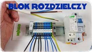 Rozdzielnica elektryczna  zastosowanie złączek listwowych TOPJOB® S WAGO [upl. by Svirad753]