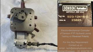 ElectroMechanical Controller S2312416 For Parker Denison Gold Cup Hydraulic pump [upl. by Elinad]