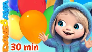 🍰 Happy Birthday Song and More Kids Songs by Dave and Ava 🎈 [upl. by Sialac]