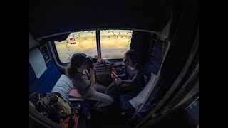 Amtrak Empire Builder Red Wing Minnesota to Portland Oregon sleeper car roomette [upl. by Leuas801]