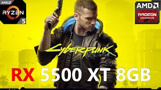 Cyberpunk 2077 RX 5500 XT 8GB All Settings Tested [upl. by Lotsirhc]