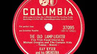 1946 HITS ARCHIVE The Old Lamplighter  Kay Kyser Mike Douglas vocal [upl. by Mazlack]