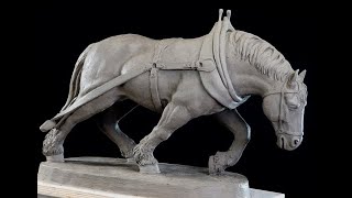 Sculpting a Draft Horse in Clay [upl. by Nelyaw76]