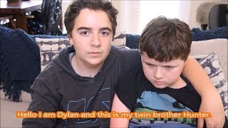 Dylan and Hunter A Twin with Angelman Syndrome [upl. by Aihsenad717]