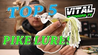 Top 5 Northern Pike Lures [upl. by Godard]