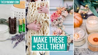 10 Crafts to MAKE amp SELL  The DIY Mommy [upl. by Noret]