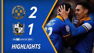 Shrewsbury Town 21 Port Vale  2324 highlights [upl. by Phox]