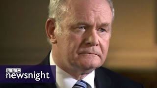 Martin McGuinness speaks to Jeremy Paxman in 2014  BBC Newsnight [upl. by Uv185]