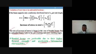 example on bonded and unbonded tendons [upl. by Penni]