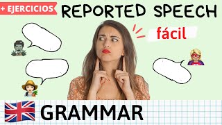 REPORTED SPEECH en inglés  Explicación con ejemplos fácil [upl. by Hailat]