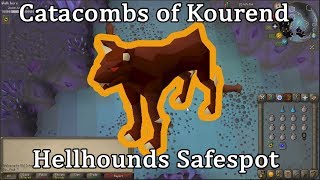 OSRS Hellhounds Safespot Catacombs of Kourend [upl. by Ahsilyt603]