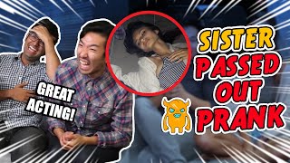 Sister Passed Out Prank  OWNAGE REWIRED [upl. by Negaem]