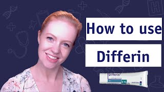 How To Use Differin Adapalene For Acne 🤫 [upl. by Fransis511]